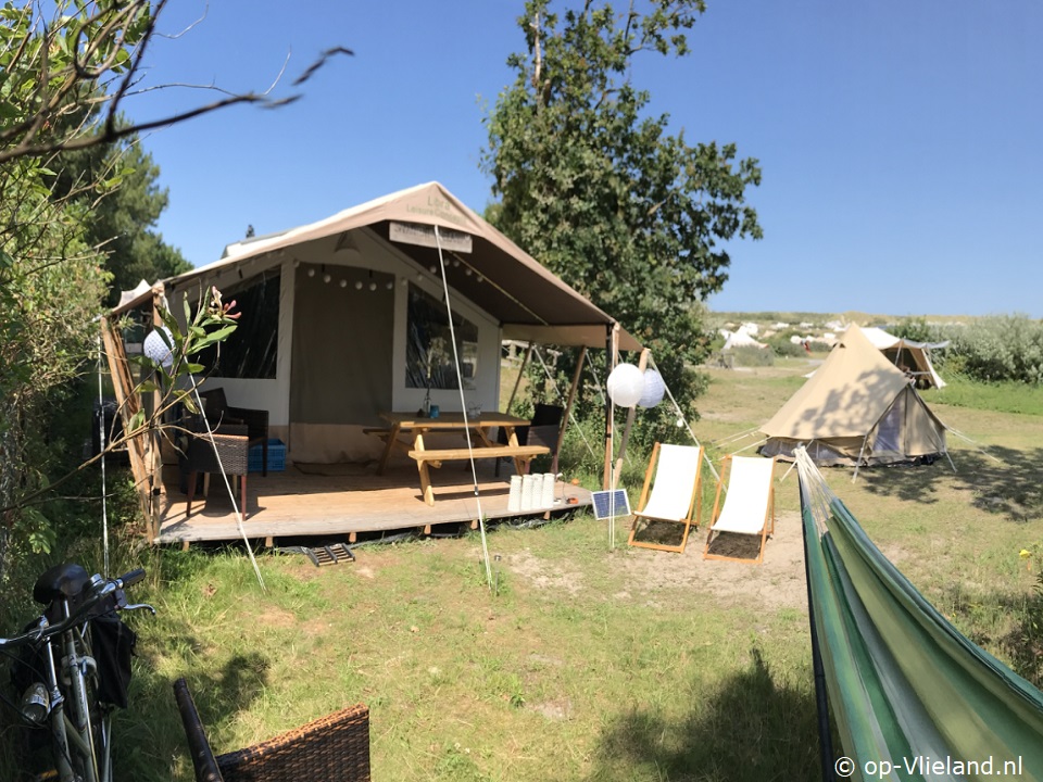 Safaritent Vlieland, Camping auf Vlieland