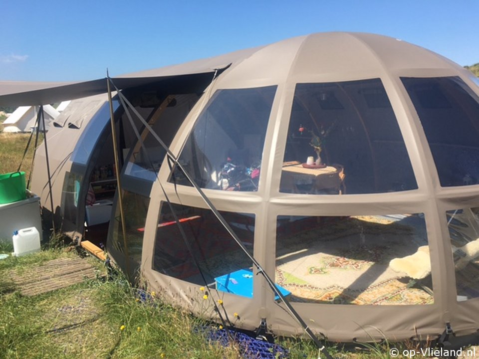 Panoramatent Stortemelk, Ferienhaus auf Vlieland für 6 Personen